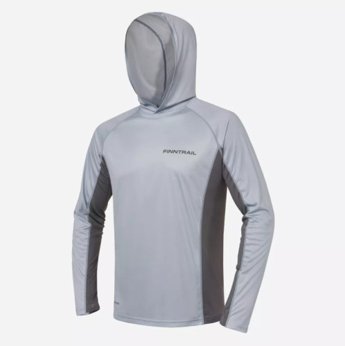 Лонгслив Finntrail мужской Wave Big Logo 6614 Grey в Ростове-на-Дону