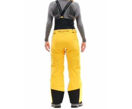 Брюки горнолыжные Dragonfly Gravity Premium Woman Yellow-Dark Ocean в Ростове-на-Дону