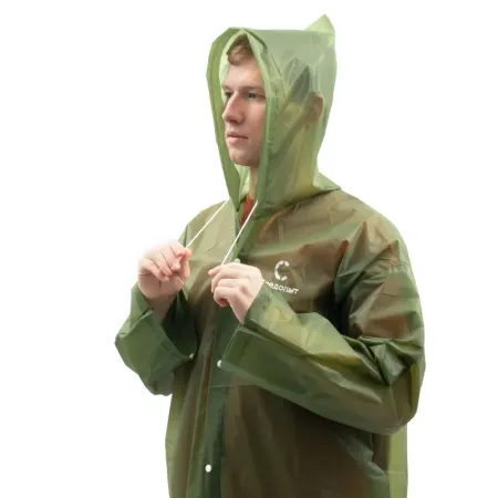 Плащ-дождевик Следопыт EVA 80х131 см на кнопках,army green
