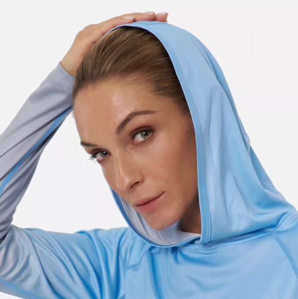 Лонгслив Finntrail женский Venus Hood W 6621 LightBlue в Ростове-на-Дону