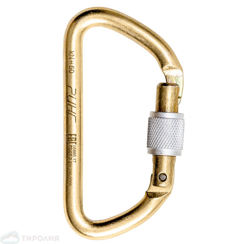  Карабин Ринг сталь трапеция (keylock) 5000 в Ростове-на-Дону  