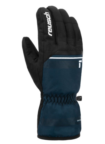 Перчатки Reusch Snow King Black/Dress Blue в Ростове-на-Дону