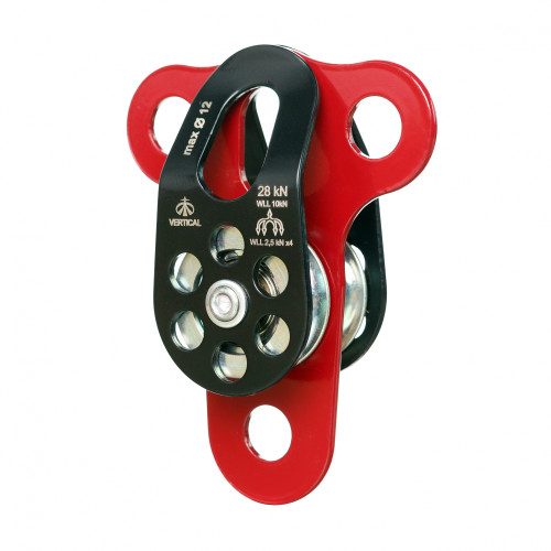  Блок-ролик Вертикаль двойной сталь с подшипником Про в Ростове-на-Дону  