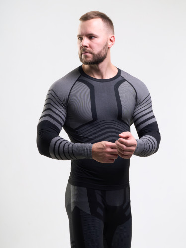 Комплект термобелья X-LINE (sport) мужской черный с серым NEW в Ростове-на-Дону