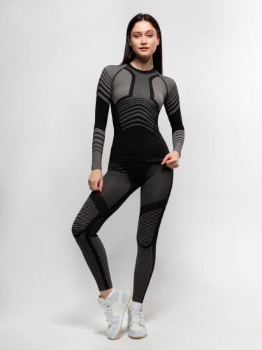 Комплект термобелья X-Line Sport женский черный с серым NEW в Ростове-на-Дону