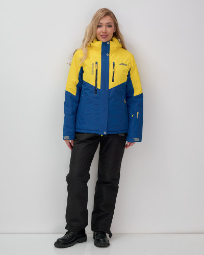 Костюм горнолыжный 02815J желтый  в Ростове-на-Дону