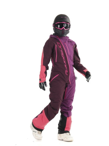 Комбинезон сноубордический Dragonfly Premium Woman Purple&Brown в Ростове-на-Дону
