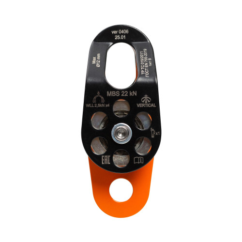  Блок-ролик Вертикаль двойной сталь с подшипником в Ростове-на-Дону  