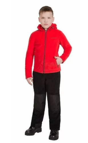 Куртка флисовая детская "Рысь Н" (красный)