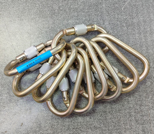  Карабины Ринг сталь овал (keylock) 3000 (10шт) в Ростове-на-Дону  