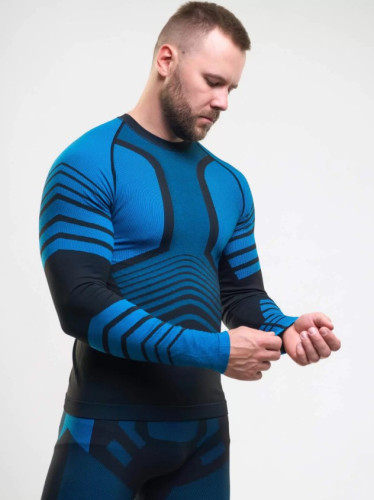 Комплект термобелья X-Line Sport мужской черный с синим NEW в Ростове-на-Дону