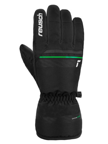 Перчатки Reusch Snow King Black/Neon Green в Ростове-на-Дону