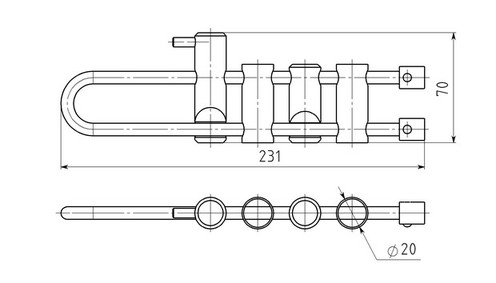  Спусковое устройство Вертикаль Решетка стальная в Ростове-на-Дону  