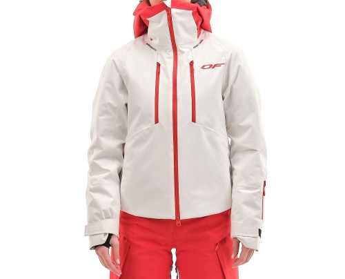 Куртка горнолыжная Dragonfly утепленная Gravity Premium Woman Gray-Red в Ростове-на-Дону