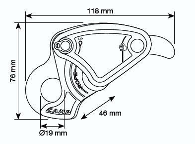  Страховочное-спусковое устройство Camp DRUID в Ростове-на-Дону  