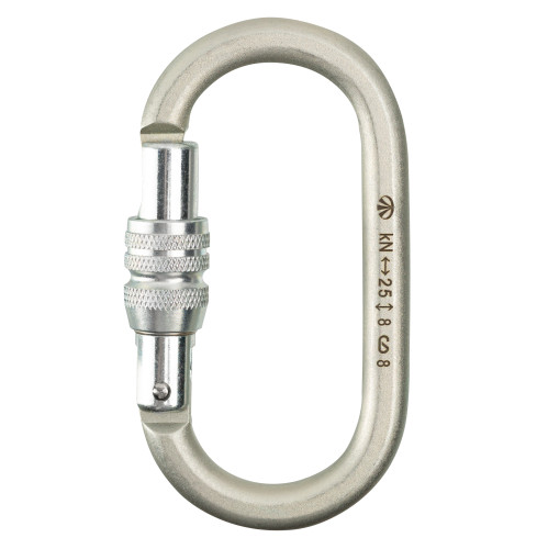  Карабин Вертикаль овал стальной Люкс с муфтой (кейлок) в Ростове-на-Дону  