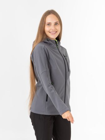 Куртка Rosomaha Softshell "Нея"(серый/лайм) женская