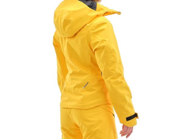 Куртка горнолыжная Dragonfly утепленная Gravity Premium Woman Yellow-Dark в Ростове-на-Дону