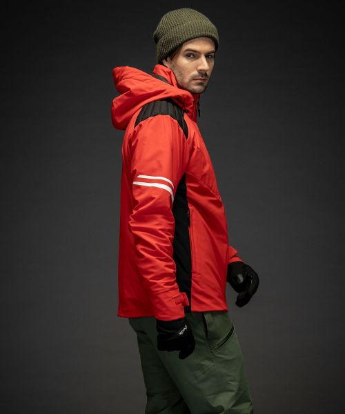 Куртка горнолыжная Phenix Traction с капюшоном RD в Ростове-на-Дону