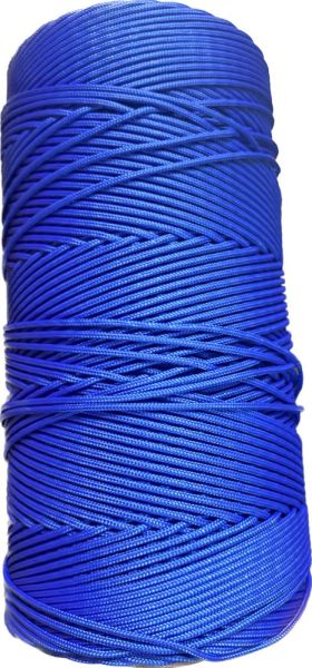  Шнур ПА плетеный 16-ти пр.с ПА серд.d 3мм зеленый,синий в Ростове-на-Дону  