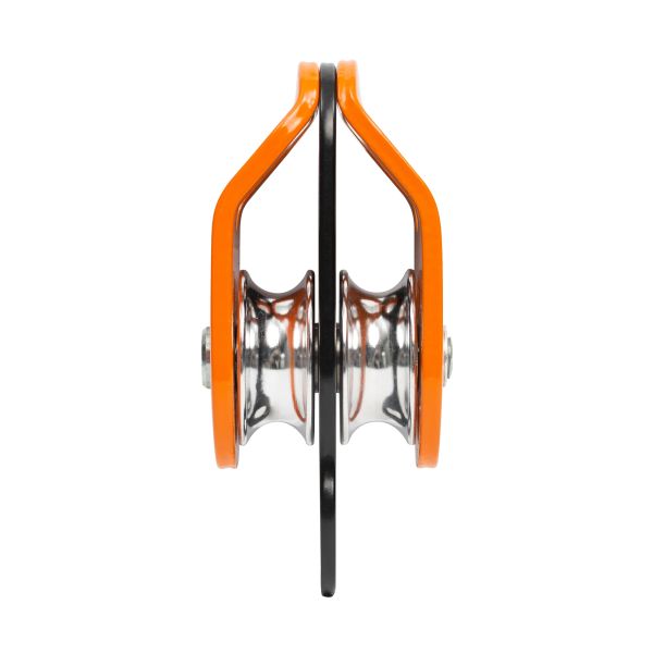  Блок-ролик Вертикаль двойной дюралевый с подшипником в Ростове-на-Дону  