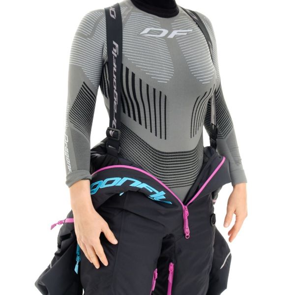Комбинезон сноубордический Dragonfly Premium Woman Black-Pink 2023 в Ростове-на-Дону