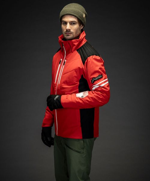 Куртка горнолыжная Phenix Traction с капюшоном RD в Ростове-на-Дону