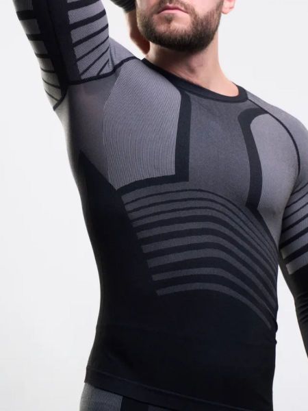 Комплект термобелья X-LINE (sport) мужской черный с серым NEW в Ростове-на-Дону