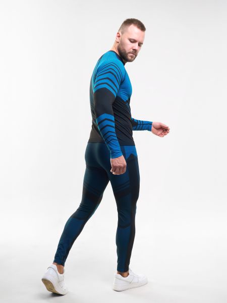 Комплект термобелья X-Line Sport мужской черный с синим NEW в Ростове-на-Дону