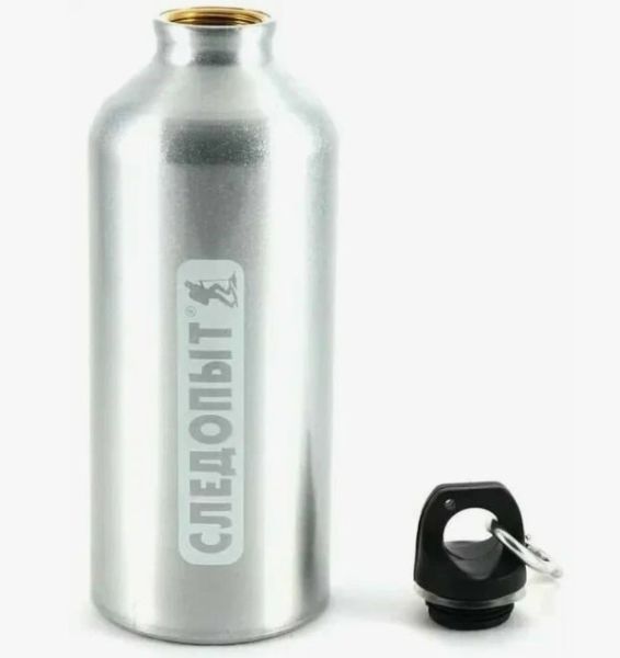 Бутылка питьевая алюм.с карабином 600мл Следопыт