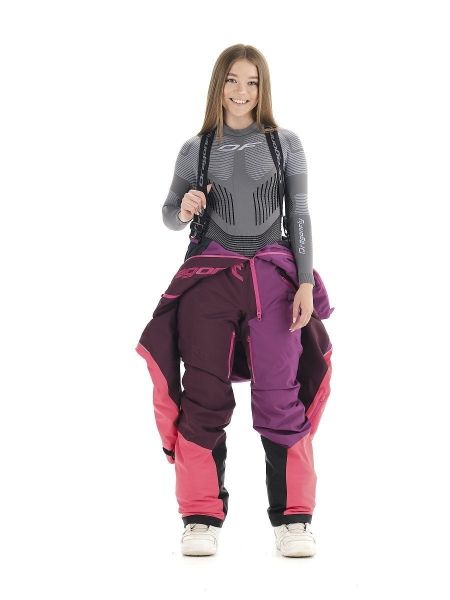 Комбинезон сноубордический Dragonfly Premium Woman Purple&Brown в Ростове-на-Дону
