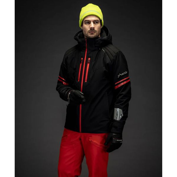 Куртка горнолыжная Phenix Traction с капюшоном BK в Ростове-на-Дону