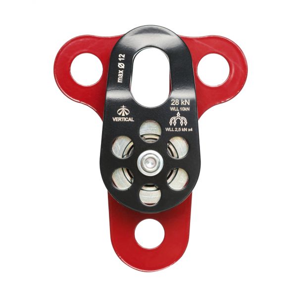  Блок-ролик Вертикаль двойной сталь с подшипником Про в Ростове-на-Дону  