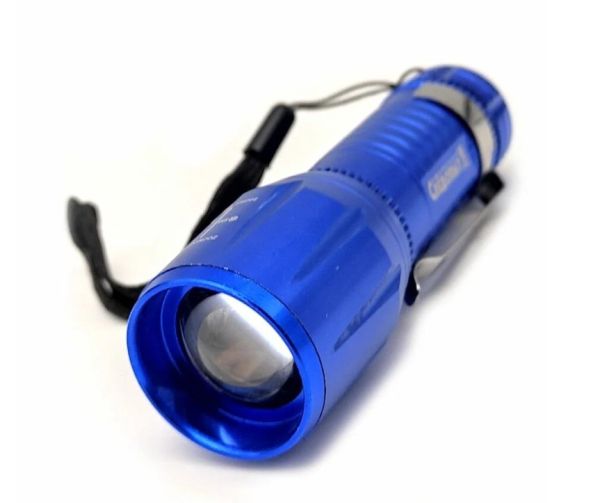 Фонарь ручной Следопыт-Вега с зажимом 1L,zoom 3хААA