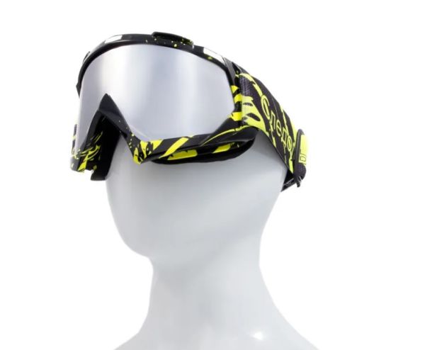 Купить очки мотоциклетные/снегоходные следопыт м6,линзы chrome silver+ transparent в Ростове-на-Дону