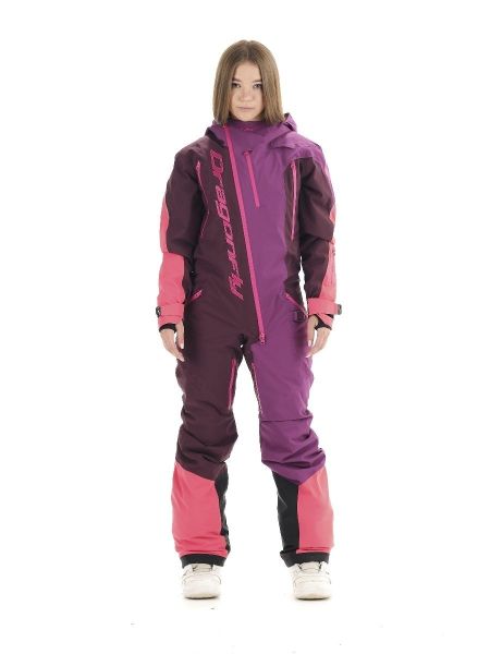 Комбинезон сноубордический Dragonfly Premium Woman Purple&Brown в Ростове-на-Дону