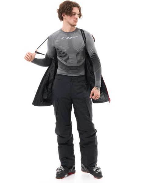 Куртка горнолыжная Dragonfly утепленная Gravity Man Black-Red в Ростове-на-Дону