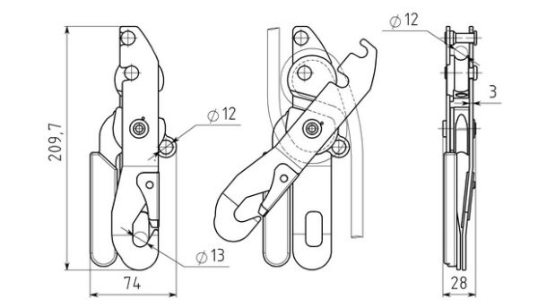  Стопор-десантер Вертикаль ver 0305 в Ростове-на-Дону  