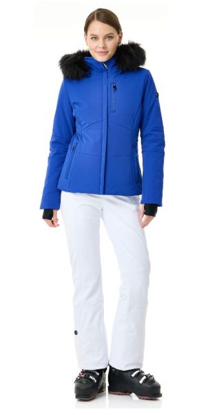 Куртка горнолыжная Poivre Blanc с иск.мехом W24-0802-WO/A синий в Ростове-на-Дону