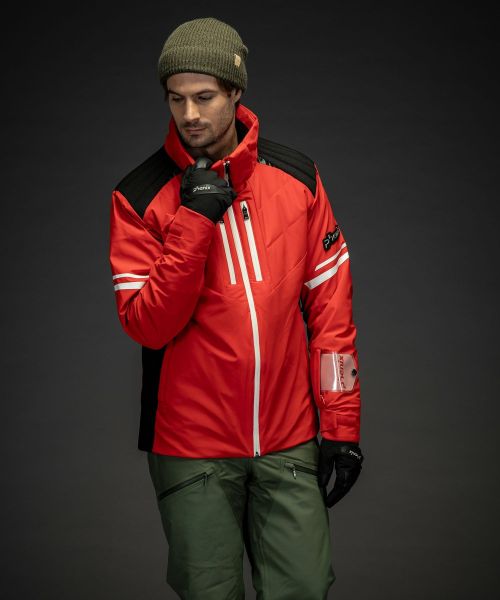 Куртка горнолыжная Phenix Traction с капюшоном RD в Ростове-на-Дону